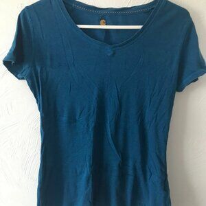 Carhartt Dark Blue V-Neck Short Sleeve Shirt